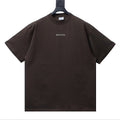 Balenciaga Logo Print T-shirt Brown